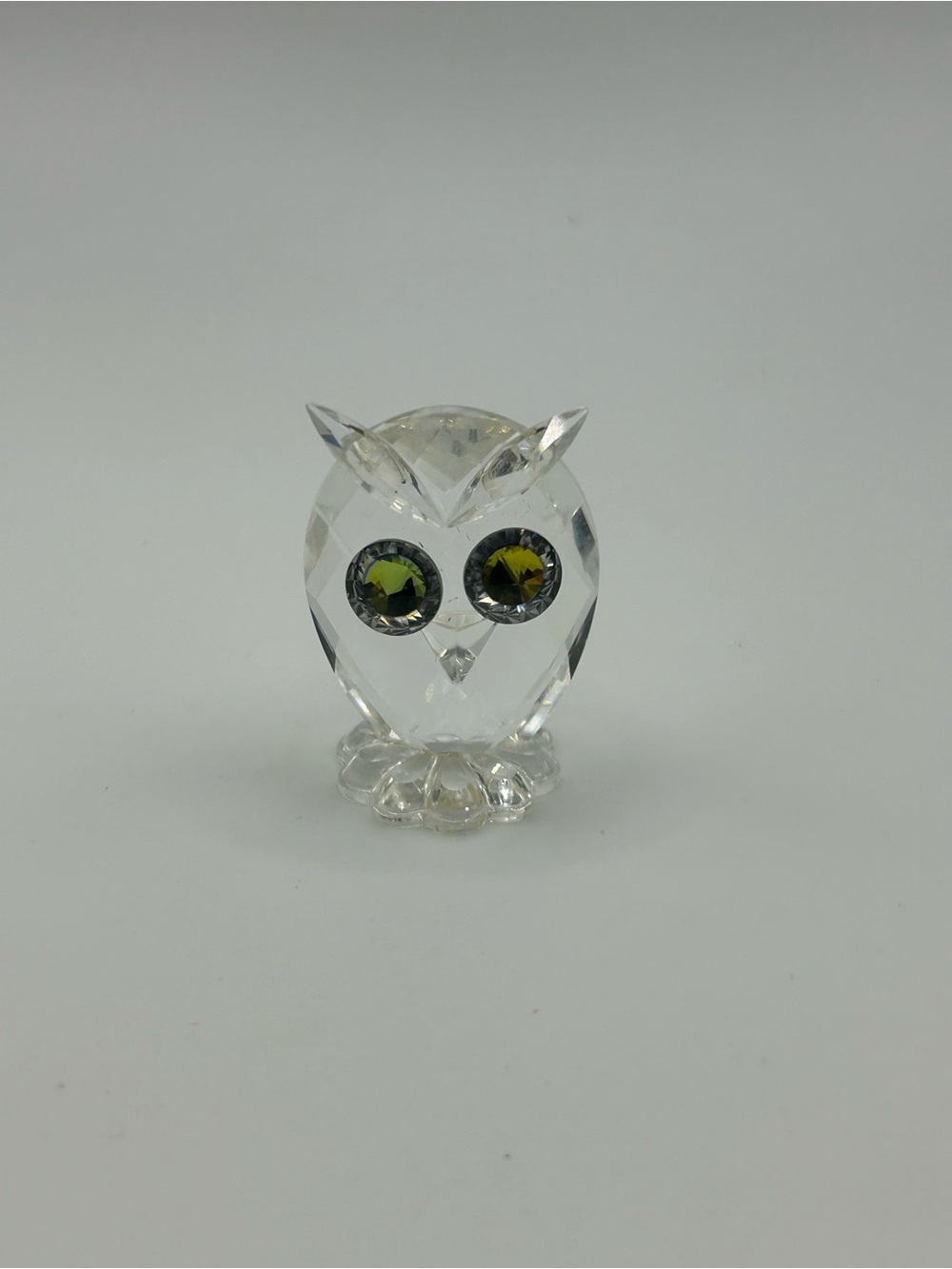 Swarovski crystal owl figurine